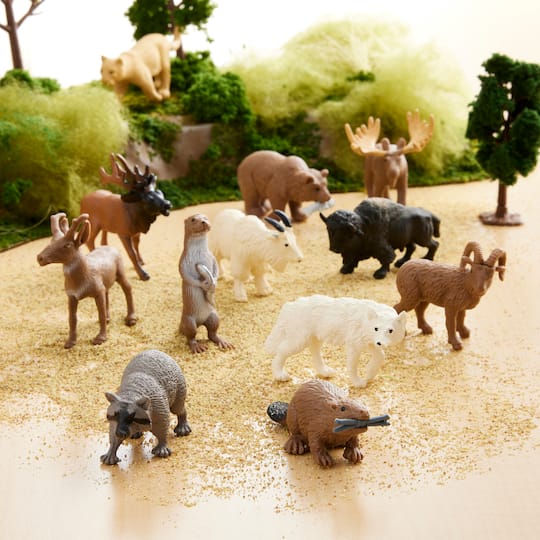 12 Pack: Safari Ltd® TOOBS® North American Wildlife Set